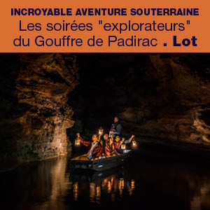 De juillet à septembre, les soirées explorateurs au Gouffre de Padirac