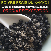 Poivre<br>de kampot<br>au sel<br>Ecoidées