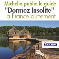 «Dormez insolite en France»<br>de Michelin <br>découvrir la France autrement