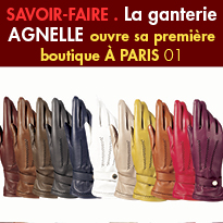 la Ganterie Agnelle<br>ouvre sa première boutique<br>à Paris