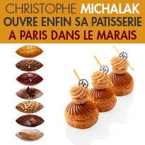 Nouvelle Pâtisserie<br>Christophe Michalak<br>ouvre<br>enfin sa pâtisserie
