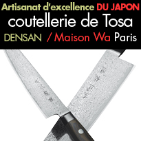 Artisanat d'excellence<br>du japon<br>la coutellerie<br>de Tosa