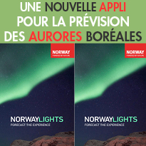 La Norvège lance <br>une nouvelle Application mobile<br>pour la prévision<br>des aurores boréales