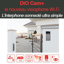 DiO Cam+ le nouveau visiophone Wi-Fi
