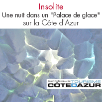 Une nuit dans un « Palace de glace » <br> sur la Côte d'Azur !