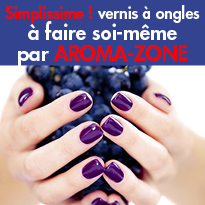 AROMA-ZONE<br>révolutionne<br>la cosmétique maison<br>avec son vernis à ongles