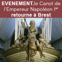 le Canot<br>de l'Empereur<br>Napoléon Ier<br>retourne<br>à Brest