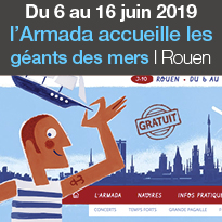 Rouen<br>Armada 2019<br>du 6 au 16 juin 2019