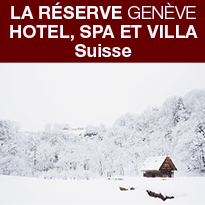LA RESERVE<br>GENEVE<br>NOUVEAU<br>LODGE D'HIVER
