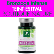 pour un bronzage réussi<br>Teint Estival<br>de Boutique Nature 