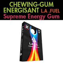 L.A.Fuel<br>le chewing-gum<br>antifatigue<br>et booster d’énergie
