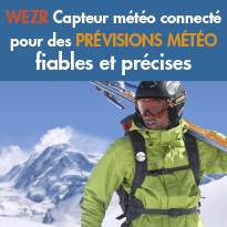 1er capteur meteo<br>connecte <br>pour des previsions<br>fiables et precises