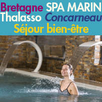 Thalasso<br>Concarneau<br>séjour bien-être<br>100% pur Breizh