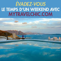 Evadez-vous<br>le temps<br>d'un long week-end<br>Mytravelchic.com