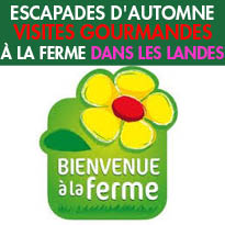 Landes(40)<br>une escapade savoureuse<br>à l'automne<br>à la ferme
