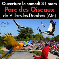 Ouverture<br>du Parc des Oiseaux<br>à Villars-les-Dombes